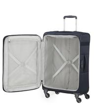 SAMSONITE trolley CITYBEAT, ultralight hand luggage, expandable blu navy - Semi-rigid Trolley Cases - 2
