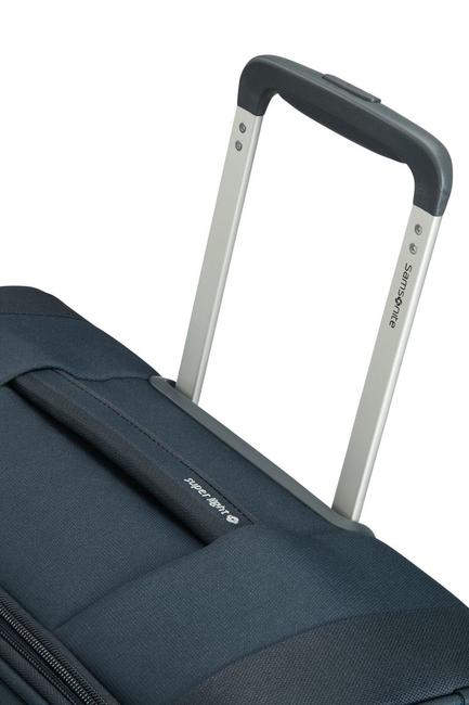 trolley CITYBEAT, ultralight hand luggage, expandable blu navy - Semi-rigid Trolley Cases