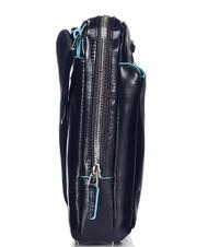PIQUADRO bag BLUE SQUARE, tablet holder, in leather blue - Over-the-shoulder Bags for Men - 3