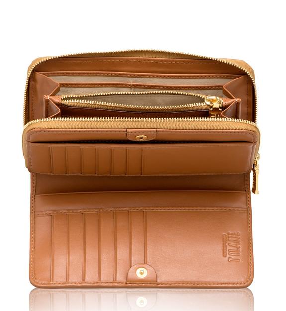 Wallet ALVIERO MARTINI 1 ^ CLASSE GEO CLASSIC, Zip Around NATURAL - Women’s Wallets