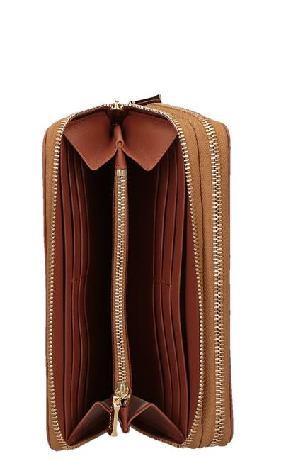 Wallet ALVIERO MARTINI 1 ^ CLASSE GEO CLASSIC, double Zip Around compartment NATURAL - Women’s Wallets