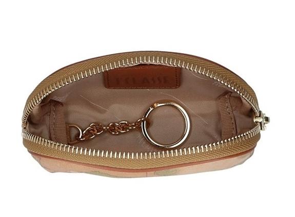 ALVIERO MARTINI 1 ^ CLASS GEO CLASSIC print key bag NATURAL - Sachets & Travels Cases