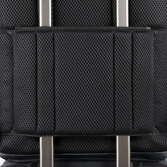 backpack URBAN FAST-CHECK, PC holder 15,6 ", in leather Black - Laptop backpacks