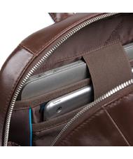 PIQUADRO backpack BLUE SQUARE, 15.6 "PC holder MAHOGANY - Laptop backpacks - 3