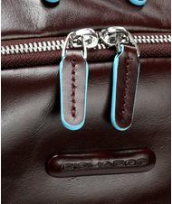 PIQUADRO backpack BLUE SQUARE, 15.6 "PC holder MAHOGANY - Laptop backpacks - 8