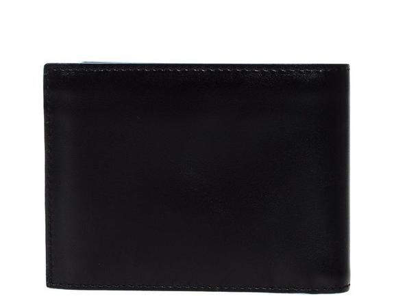 wallet BLUE SQUARE, in leather, with RFID Black - Men’s Wallets