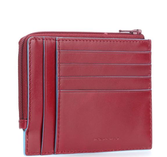 wallet BLUE SQUARE line RED - Men&rsquo;s Wallets