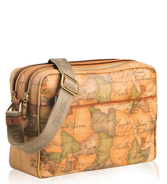 ALVIERO MARTINI 1 ^ CLASS New Basic Shoulder bag, Geo Classic print NATURAL - Women’s Bags