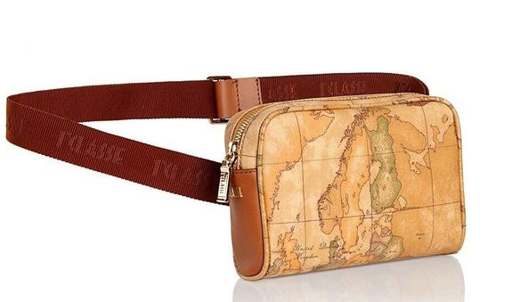 ALVIERO MARTINI 1 ^ CLASS Geo Classic Waist bag with zip NATURAL - Women’s Bags