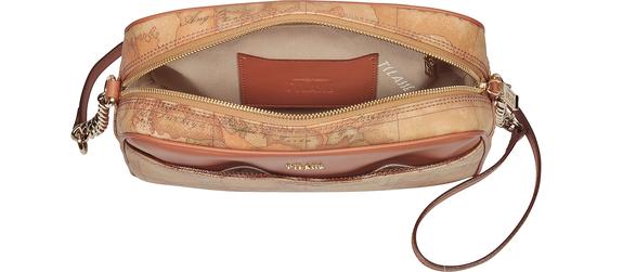 ALVIERO MARTINI 1 ^ CLASS Geo Shoulder bag, finished in leather NATURAL - Women’s Bags