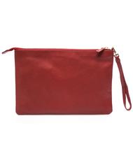 TIMBERLAND  Clutch bag with cuff, in leather RED - Women’s Bags - 3