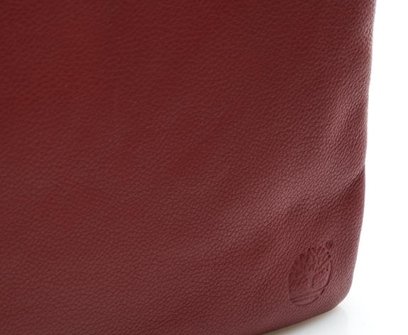 Clutch bag with cuff, in leather RED - Women’s Bags
