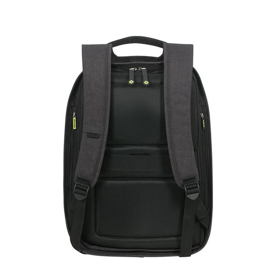 backpack SECURIPAK, with anti-theft system, 15.6” PC case BLACK STEEL - Laptop backpacks