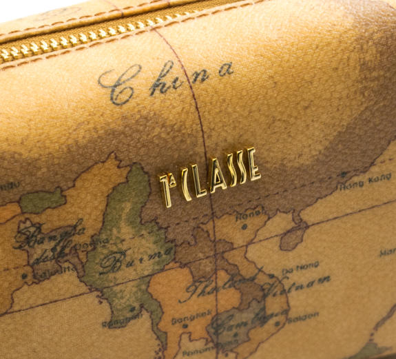 ALVIERO MARTINI 1 ^ CLASS Necessaire print GEO CLASSIC NATURAL - Sachets & Travels Cases