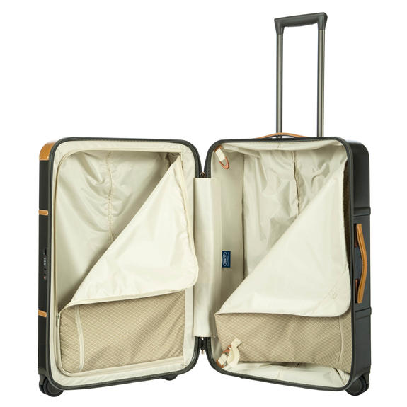 Trolley BELLAGIO line, large size olive - Rigid Trolley Cases
