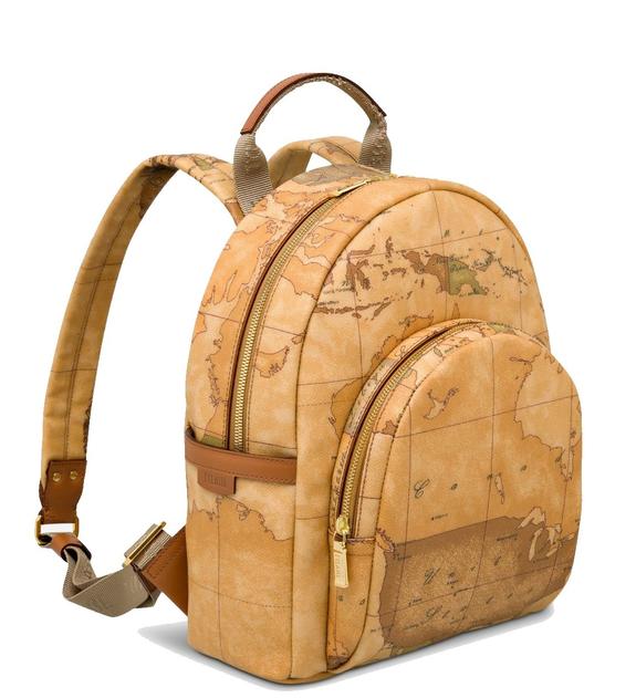 ALVIERO MARTINI 1 ^ CLASS GEO CLASSIC print backpack NATURAL - Women’s Bags