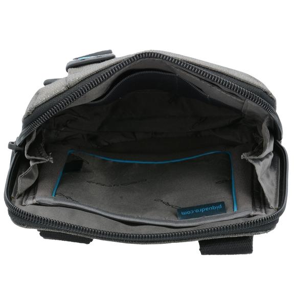 bag P16 line CHEVRON / GRAY - Over-the-shoulder Bags for Men