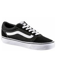 VANS Low  sneakers WARD, in suede and canvas BLACK / WHITE - Women’s shoes - 3