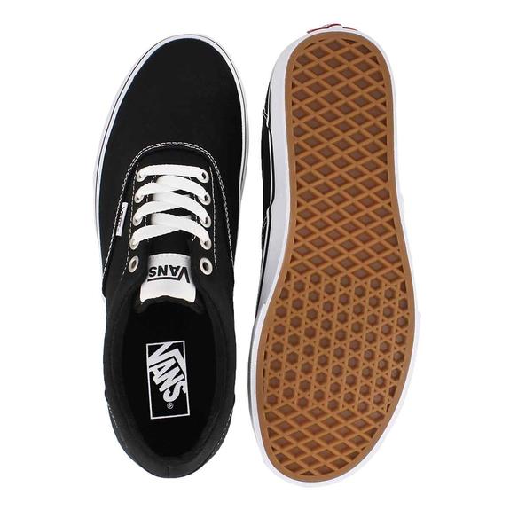 sneakers DOHENY, in canvas BLACK / WHITE - Men’s shoes