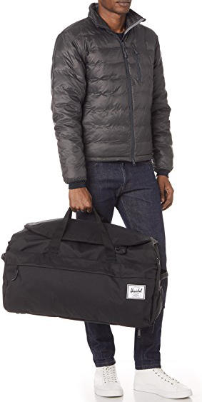 duffel bag OUTFITTER, with retractable shoulder straps RAVEN CROSSHATCH - Duffle bags