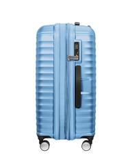 AMERICAN TOURISTER Trolley JETGLAM line, medium size, expandable METALLIC POWDER BLUE - Rigid Trolley Cases - 5