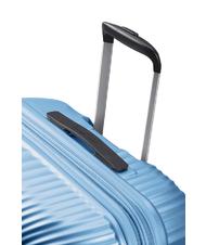 AMERICAN TOURISTER Trolley JETGLAM line, medium size, expandable METALLIC POWDER BLUE - Rigid Trolley Cases - 6