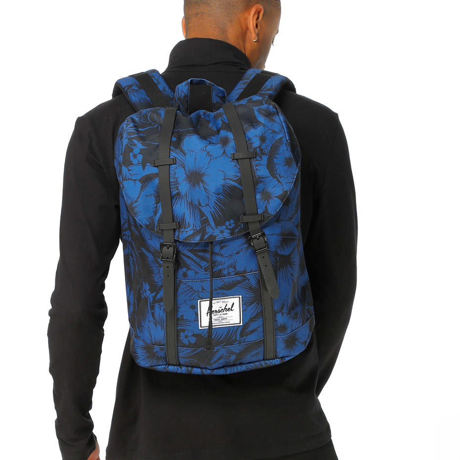 Herschel Backpack Retreat Model, 15 &quot;pc Port Jungle Floral Blue - Shop Online At Best Prices!