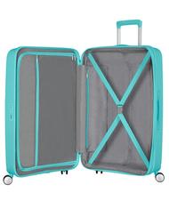 AMERICAN TOURISTER SOUNDBOX SPINNER Medium trolley, expandable POOLSIDE BLUE - Rigid Trolley Cases - 2