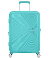 AMERICAN TOURISTER SOUNDBOX SPINNER Medium trolley, expandable POOLSIDE BLUE - Rigid Trolley Cases - 3