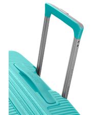 AMERICAN TOURISTER SOUNDBOX SPINNER Medium trolley, expandable POOLSIDE BLUE - Rigid Trolley Cases - 5