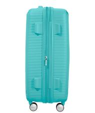 AMERICAN TOURISTER SOUNDBOX SPINNER Medium trolley, expandable POOLSIDE BLUE - Rigid Trolley Cases - 7