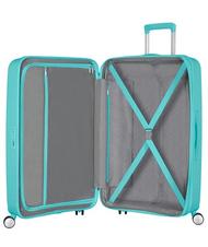 AMERICAN TOURISTER trolley case SOUNDBOX line. large. expandable POOLSIDE BLUE - Rigid Trolley Cases - 2