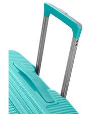 AMERICAN TOURISTER trolley case SOUNDBOX line. large. expandable POOLSIDE BLUE - Rigid Trolley Cases - 5