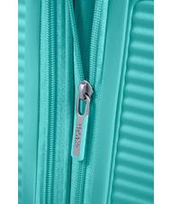 AMERICAN TOURISTER trolley case SOUNDBOX line. large. expandable POOLSIDE BLUE - Rigid Trolley Cases - 6