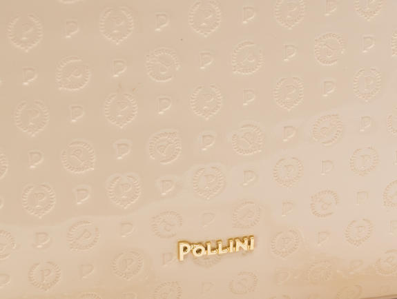 Embossed Heritage Handbag, with shoulder strap nude - Women&rsquo;s Bags