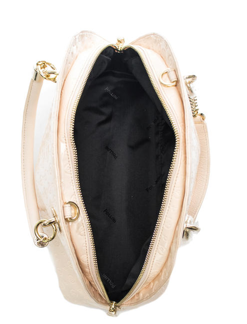 Embossed Heritage Handbag, with shoulder strap nude - Women&rsquo;s Bags