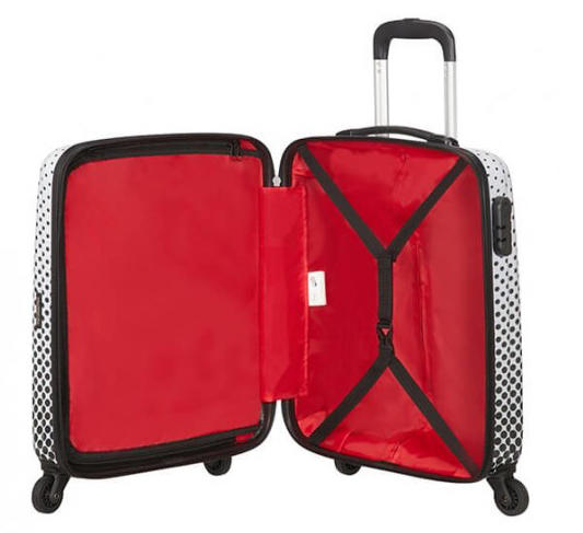 Trolley DISNEY LEGENDS, hand luggage MICKEY MOUSE POLKA DOT - Hand luggage