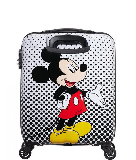 Trolley DISNEY LEGENDS, hand luggage MICKEY MOUSE POLKA DOT - Hand luggage