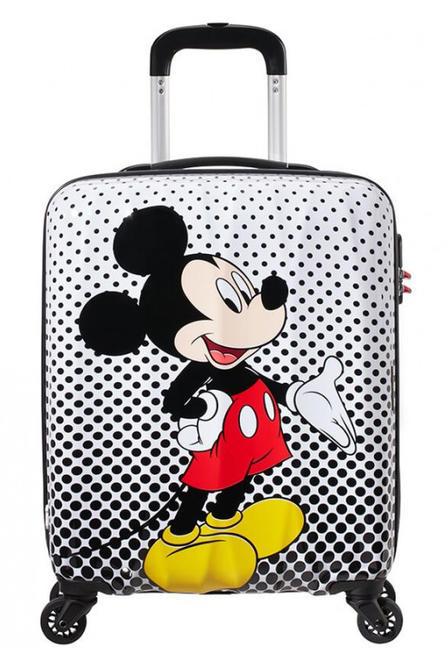 Trolley DISNEY LEGENDS, hand luggage MICKEY MOUSE POLKA DOT - Hand luggage