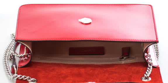 BLUE TOSCA Margherita Shoulder bag, in leather RED - Women&rsquo;s Bags