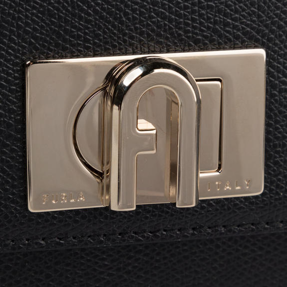 1927 Small Shoulder bag, in leather Black - Women’s Bags