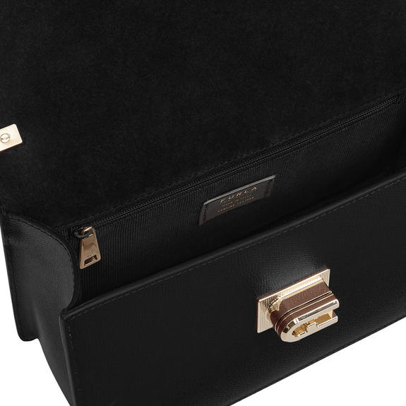 1927 Small Shoulder bag, in leather Black - Women’s Bags