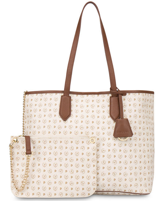 Heritage Classic Shoulder bag ivory / brown - Women&rsquo;s Bags