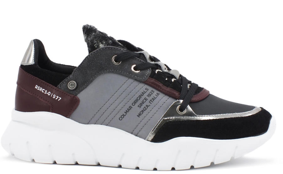 Colmar Sneakers Supreme Uptown Research Black-Red-Gray - Buy At Outlet  Prices!