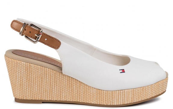 TOMMY HILFIGHER Elba Wedge sandals ivory - Women&rsquo;s shoes