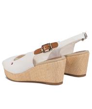 TOMMY HILFIGER TOMMY HILFIGHER Elba Wedge sandals ivory - Women&rsquo;s shoes - 5
