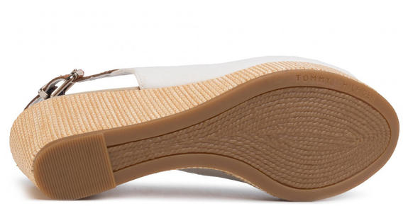 TOMMY HILFIGHER Elba Wedge sandals ivory - Women&rsquo;s shoes