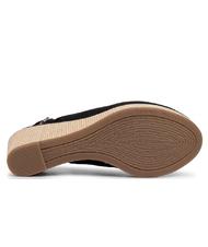 TOMMY HILFIGER TOMMY HILFIGHER Elba Wedge sandals BLACK - Women&rsquo;s shoes - 6