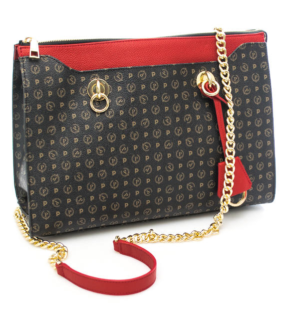 Heritage Classic Shoulder shopper, with shoulder strap black lacquer - Women&rsquo;s Bags