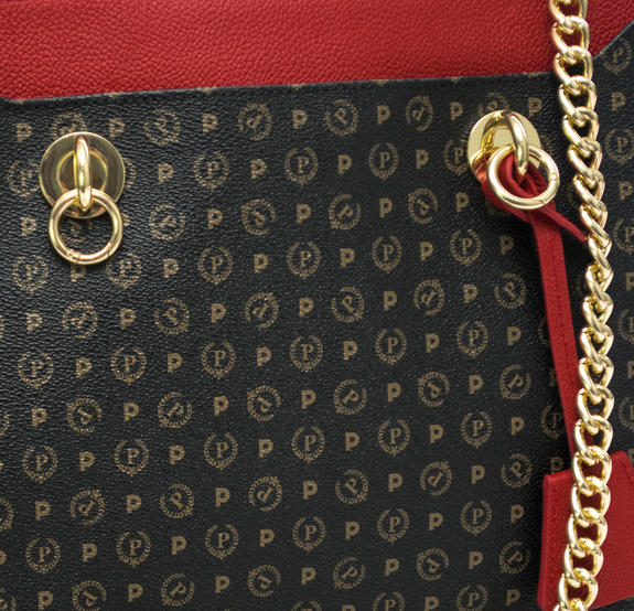 Heritage Classic Shoulder shopper, with shoulder strap black lacquer - Women&rsquo;s Bags